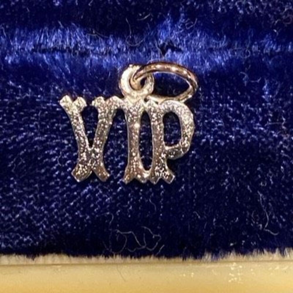 Vintage Sterling VIP Charm 1/5”